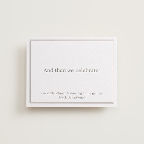 Letterpress Reception Cards