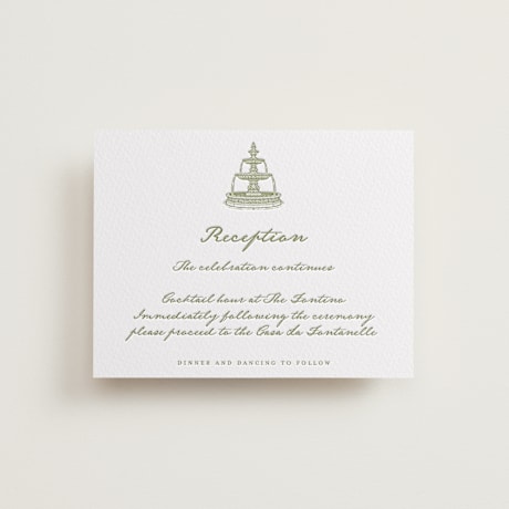 Letterpress Reception Cards