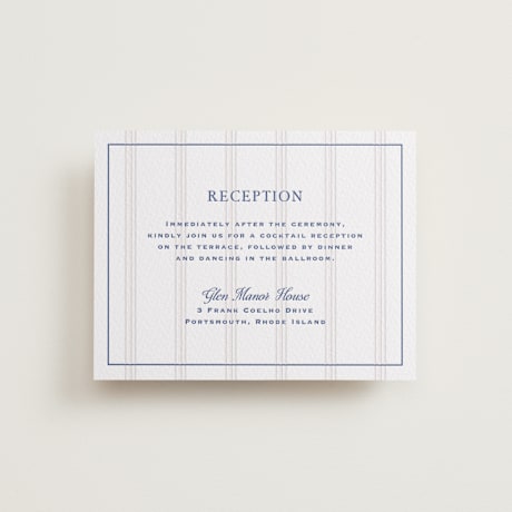 Letterpress Reception Cards