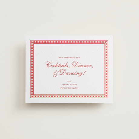 Letterpress Reception Cards