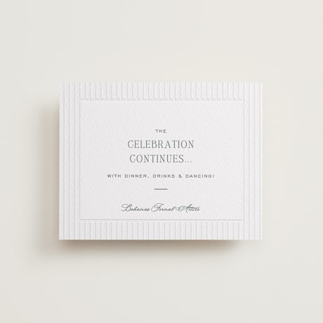 Letterpress Reception Cards