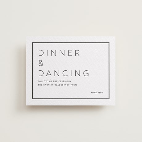 Letterpress Reception Cards