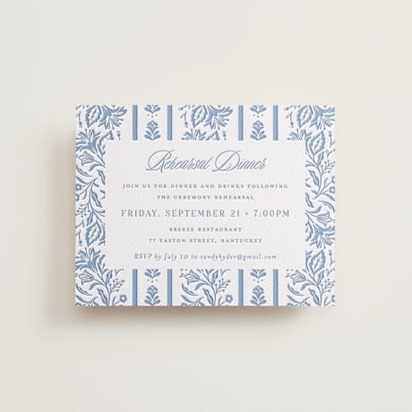 Rehearsal Dinner Cards