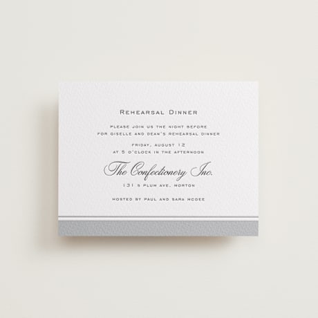 Letterpress Rehearsal Dinner Cards