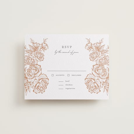 Letterpress RSVP Cards