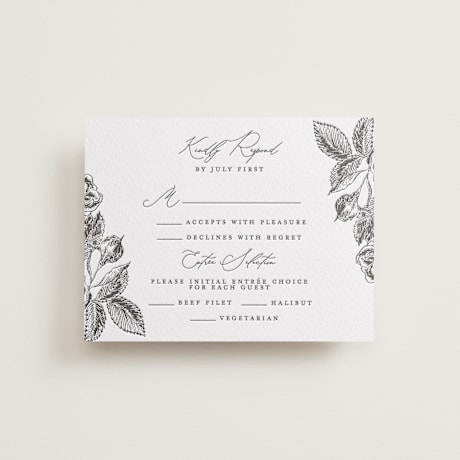 Letterpress RSVP Cards