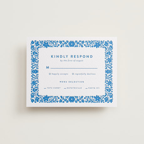 Letterpress RSVP Cards