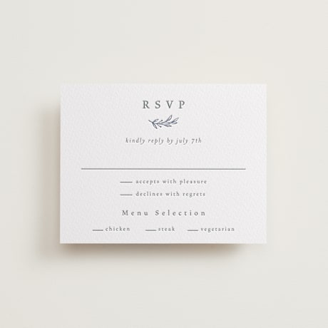 Letterpress RSVP Cards