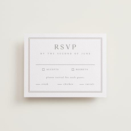 Letterpress RSVP Cards