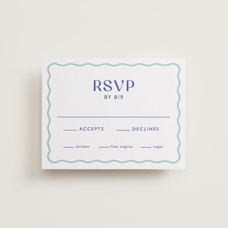 Letterpress RSVP Cards