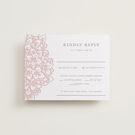 Letterpress RSVP Cards