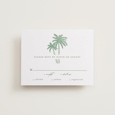 Letterpress RSVP Cards