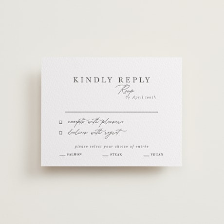 Letterpress RSVP Cards