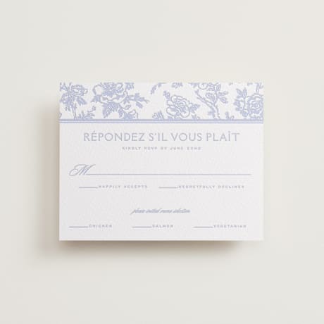 Letterpress RSVP Cards
