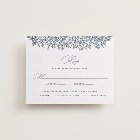 Letterpress RSVP Cards