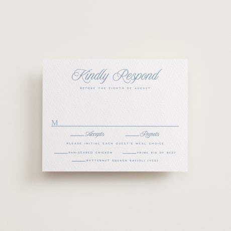 Letterpress RSVP Cards