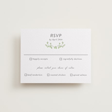 Letterpress RSVP Cards