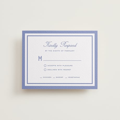 Letterpress RSVP Cards