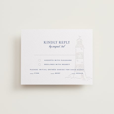 Letterpress RSVP Cards