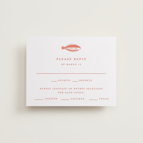 Letterpress RSVP Cards