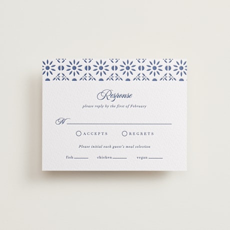 Letterpress RSVP Cards