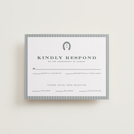 Letterpress RSVP Cards