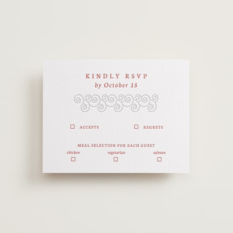 Letterpress RSVP Cards