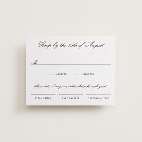 Letterpress RSVP Cards
