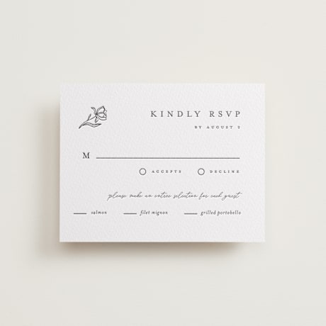 Letterpress RSVP Cards
