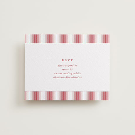 Letterpress RSVP Online Enclosure Cards