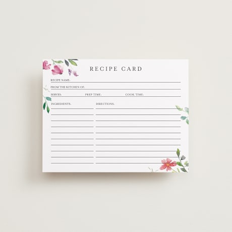Bridal Shower Insert Cards