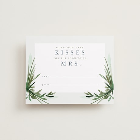 Bridal Shower Insert Cards