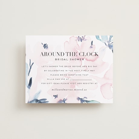 Bridal Shower Insert Cards
