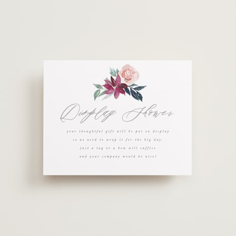 Bridal Shower Insert Cards