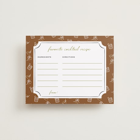 Bridal Shower Insert Cards