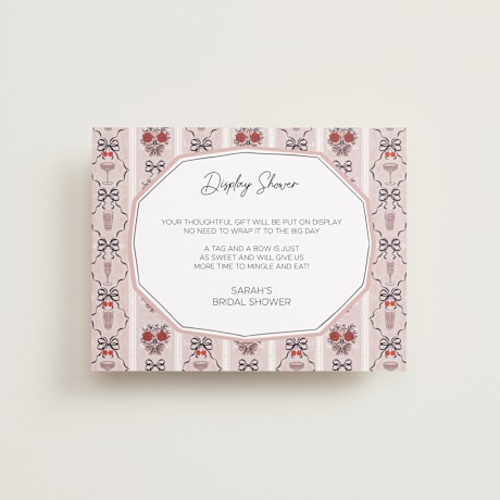 Bridal Shower Insert Cards