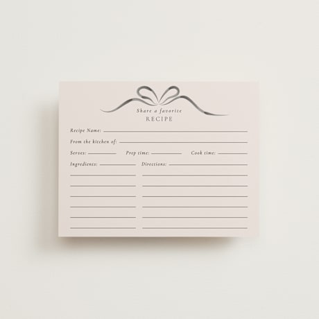Bridal Shower Insert Cards