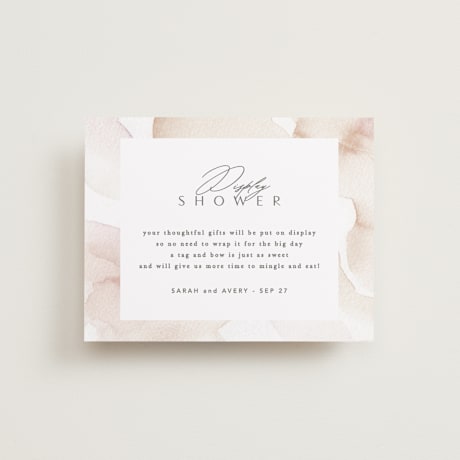 Bridal Shower Insert Cards