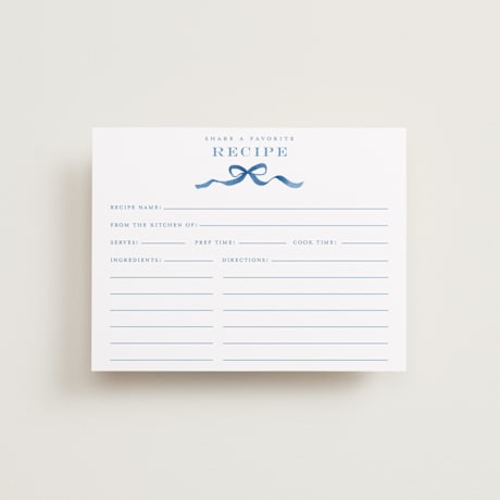 Bridal Shower Insert Cards