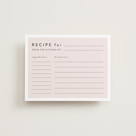 Bridal Shower Insert Cards