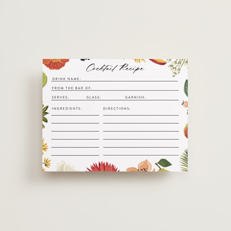 Bridal Shower Insert Cards