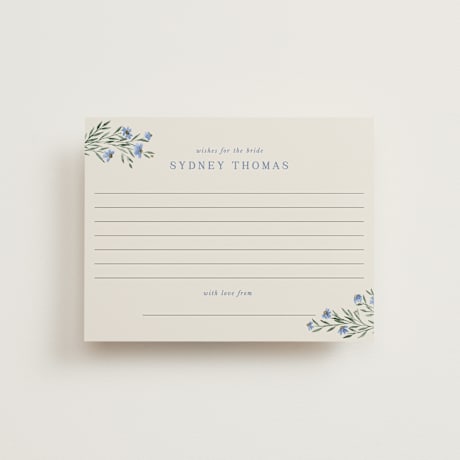 Bridal Shower Insert Cards