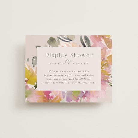 Bridal Shower Insert Cards