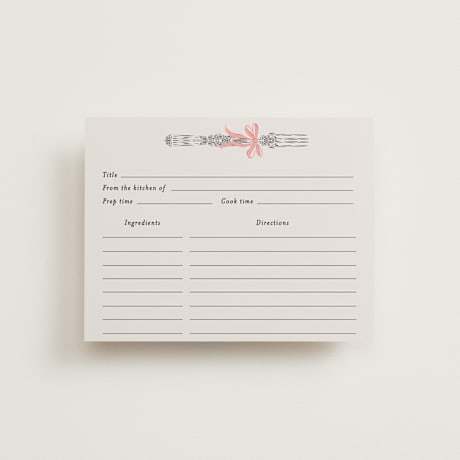 Bridal Shower Insert Cards