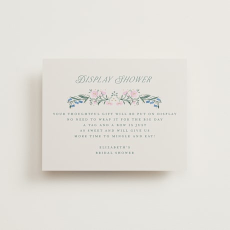 Bridal Shower Insert Cards