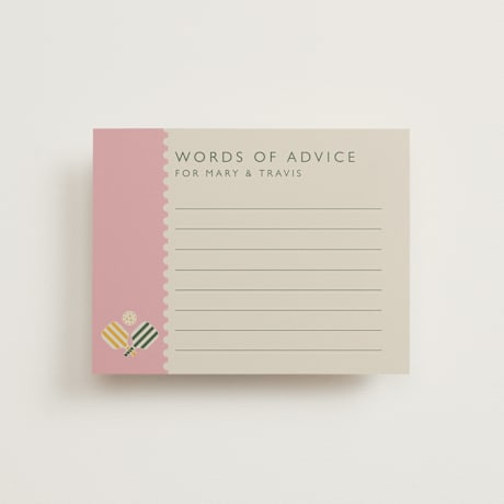 Bridal Shower Insert Cards