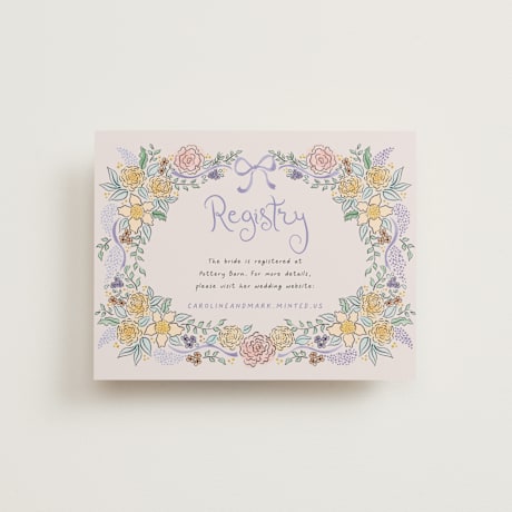 Bridal Shower Insert Cards