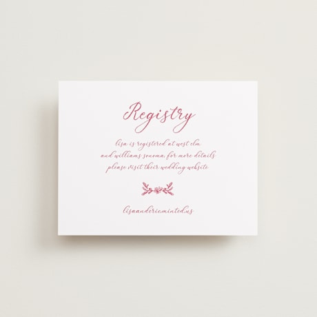 Bridal Shower Insert Cards