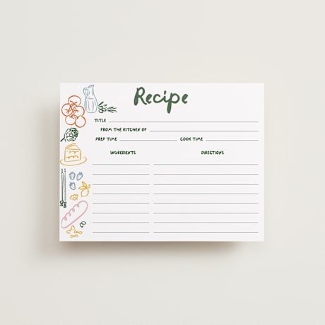 Bridal Shower Insert Cards