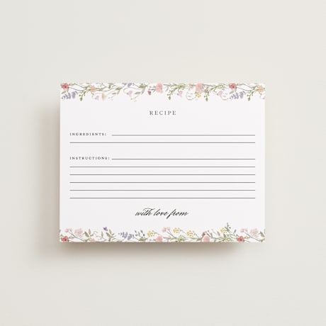 Bridal Shower Insert Cards